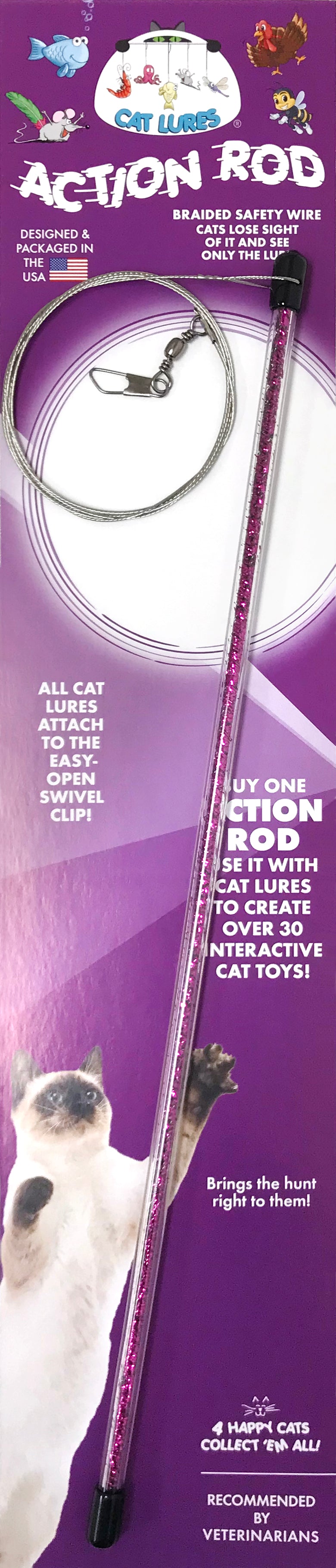 CAT LURES Action Rod – Happy Cat Feline Essentials