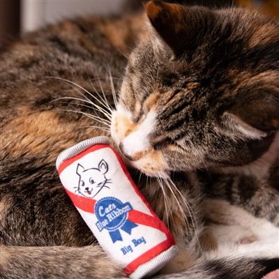 HUXLEY & KENT Cat's Blue Ribbon Catnip Crinkle Toy