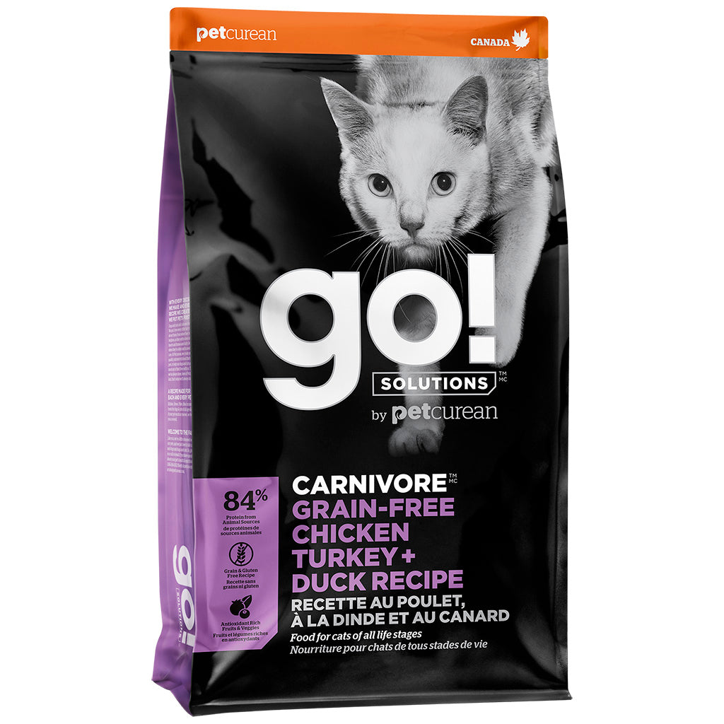 PETCUREAN GO! Carnivore Chicken, Turkey & Duck Recipe, 1.3kg (3lb)