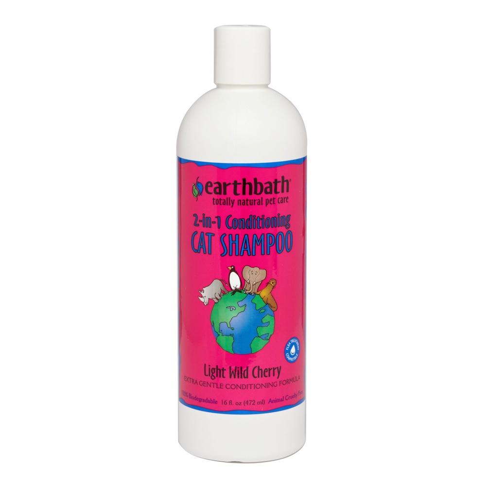 EARTHBATH 2-in-1 Conditioning Cat Shampoo Wild Cherry, 473ml