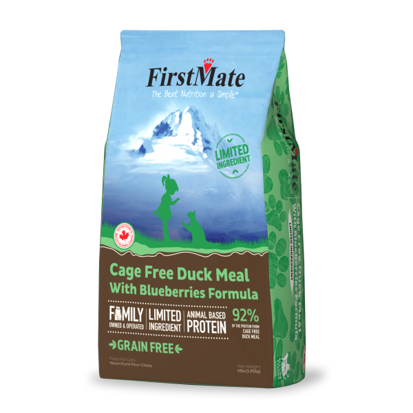 FIRSTMATE L.I.D. Cage Free Duck w/Blueberries, 1.8kg (4lb)