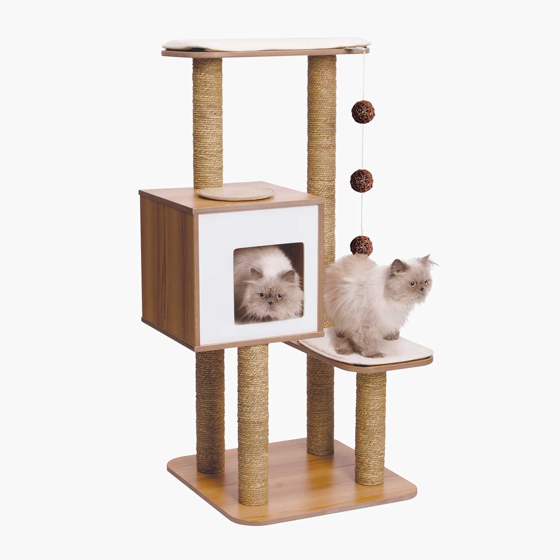 CATIT Vesper High Base Oak Cat Tree