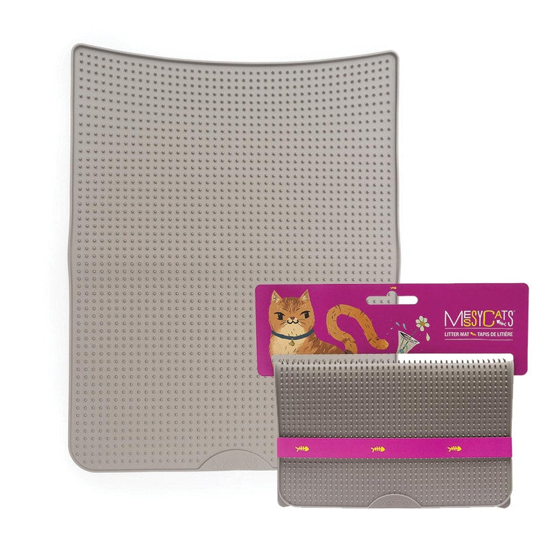 MESSY CATS Litter Mat, Grey