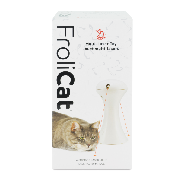 Automatic laser store light for cats