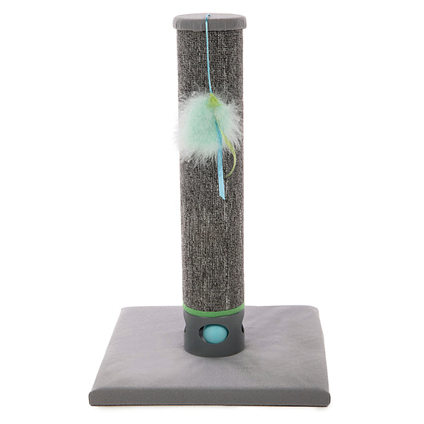 SMARTYKAT Playful Post Scratcher w/Track Toy Base