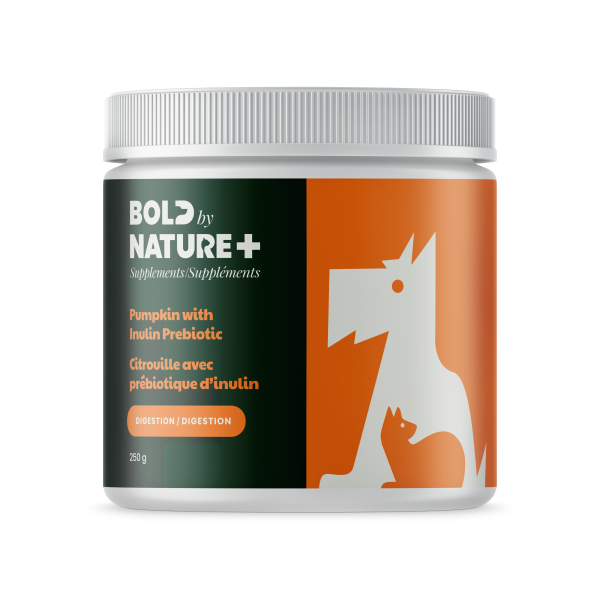 BOLD BY NATURE Pumpkin w/Inulin Prebiotic Supplement, 250g