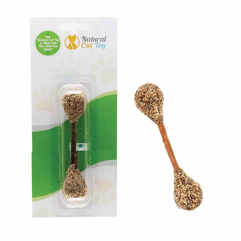 NATURAL CAT TOY Silver Vine & Catnip Chew Toy