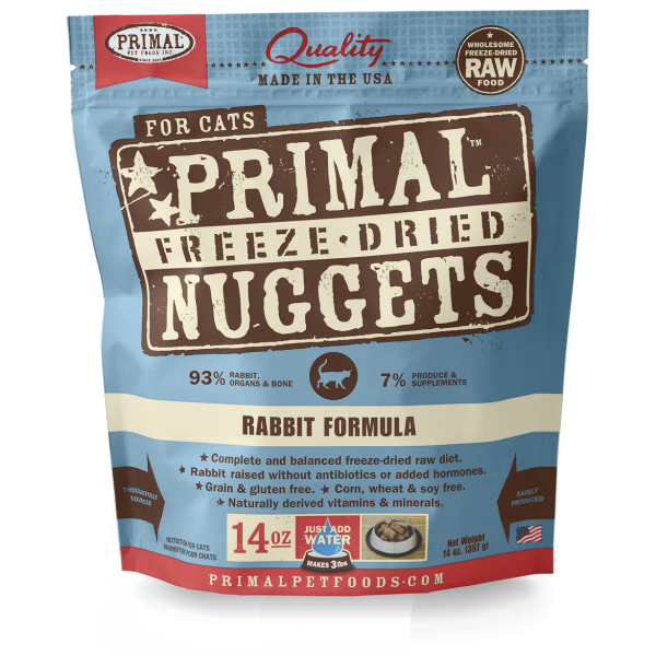 PRIMAL Freeze-Dried Rabbit Formula, 397g (14oz)