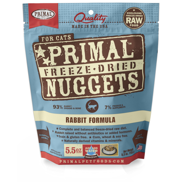 PRIMAL Freeze-Dried Rabbit Formula, 156g (5.5oz)