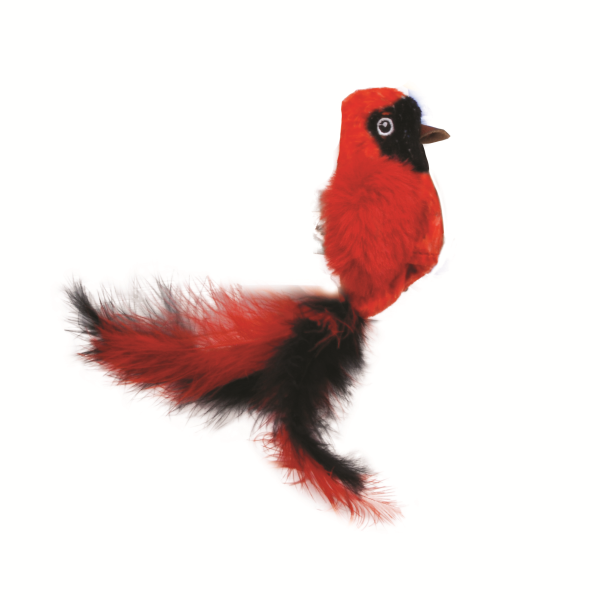 COASTAL Turbo Life-Like Red Bird Catnip Toy