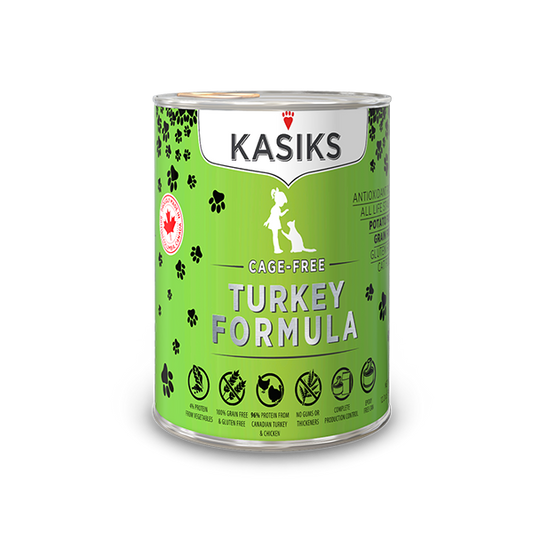 KASIKS Cage-Free Turkey Formula, 345g *CASE (12 cans)*