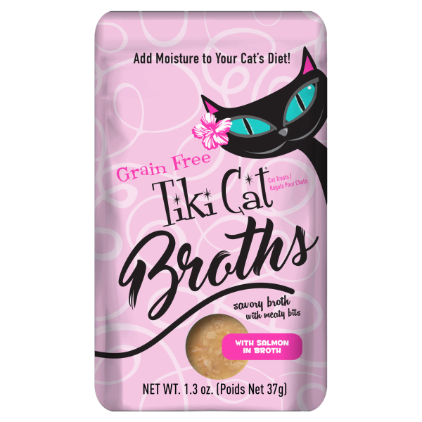 TIKI CAT Broths Salmon, 37g (1.3oz)