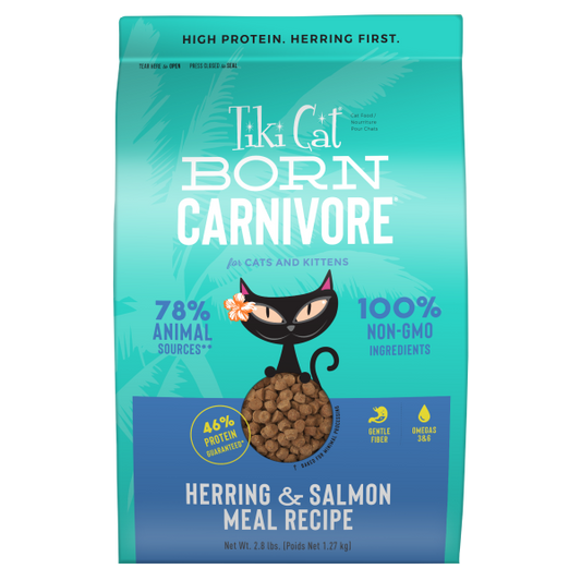 TIKI CAT Born Carnivore Herring & Salmon, 1.27kg (2.8lbs)