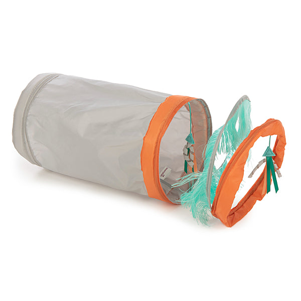 SMARTYKAT Fringe Frenzy Spring Tunnel, Teal