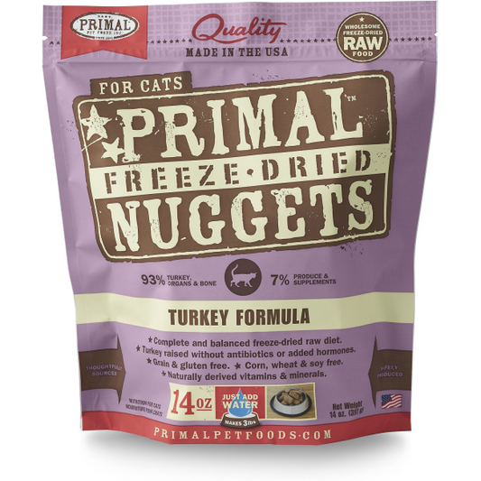 PRIMAL Freeze-Dried Turkey Formula, 397g (14oz)