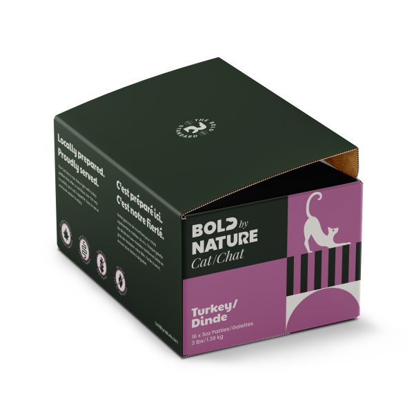 BOLD BY NATURE Turkey Patties, 3lb