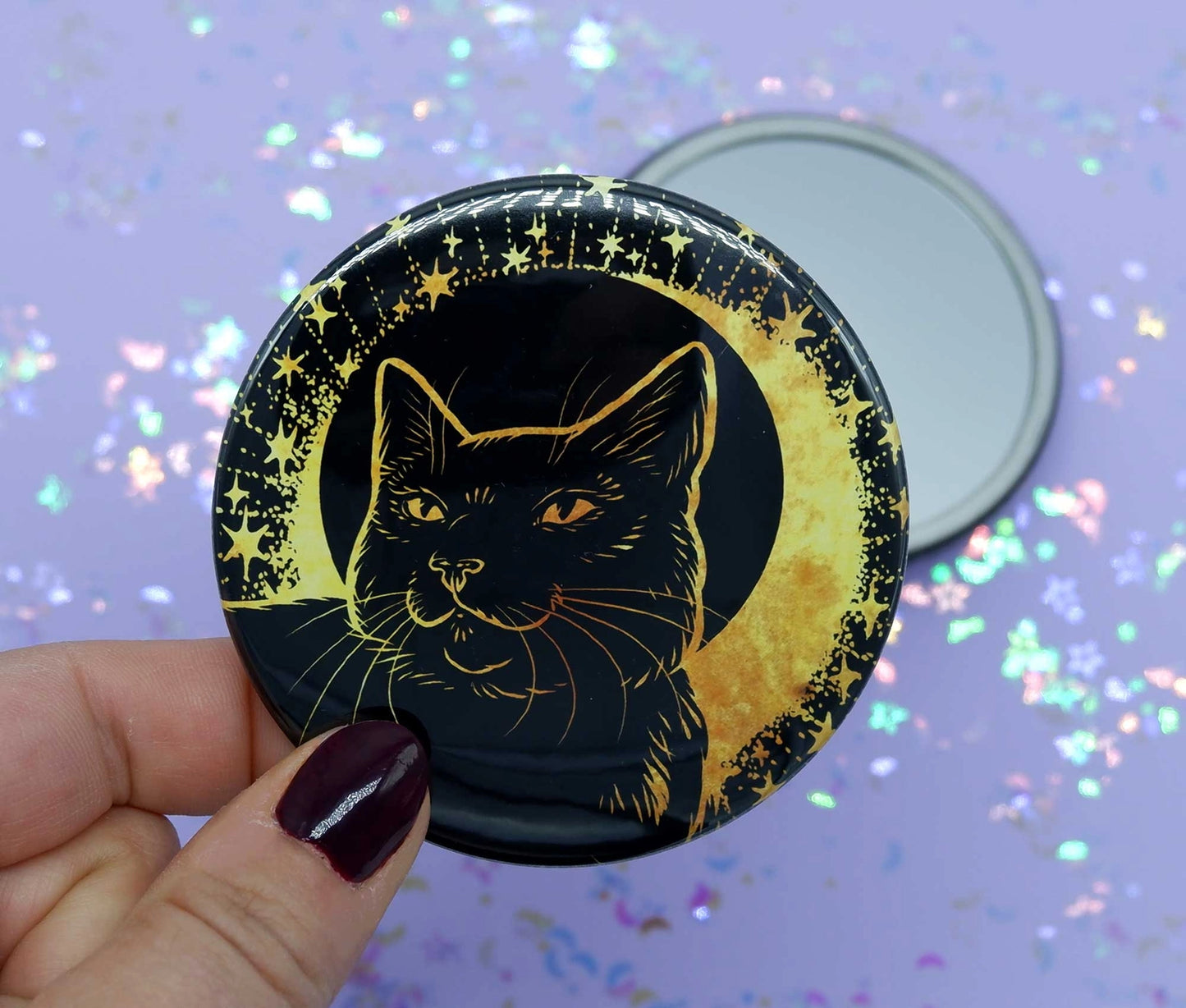 CAT COVEN Pocket Mirror, Dream Cat