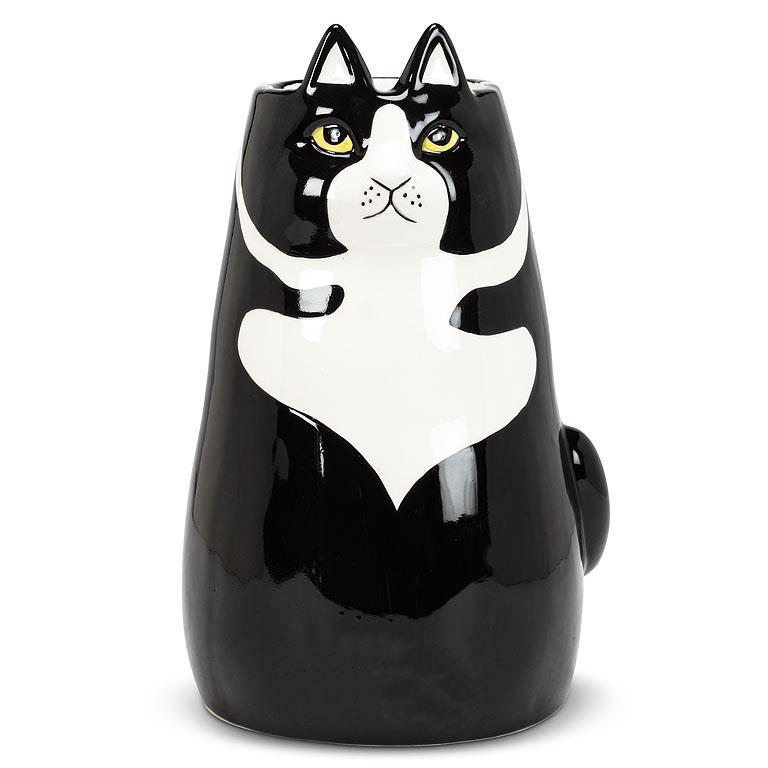 ABBOTT Large Sitting Cat Vase, Sylvester