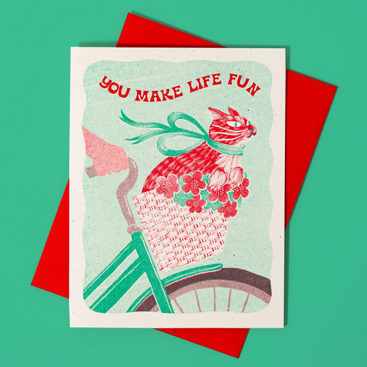 BROMSTAD PRINTING You Make Life Fun! Card