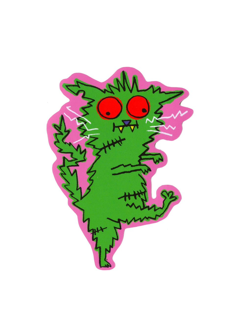 GENTLE THRILLS Frankencat Sticker