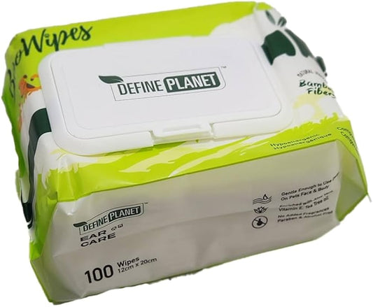 DEFINE PLANET BooWipes Ear Care Wipes, 100ct