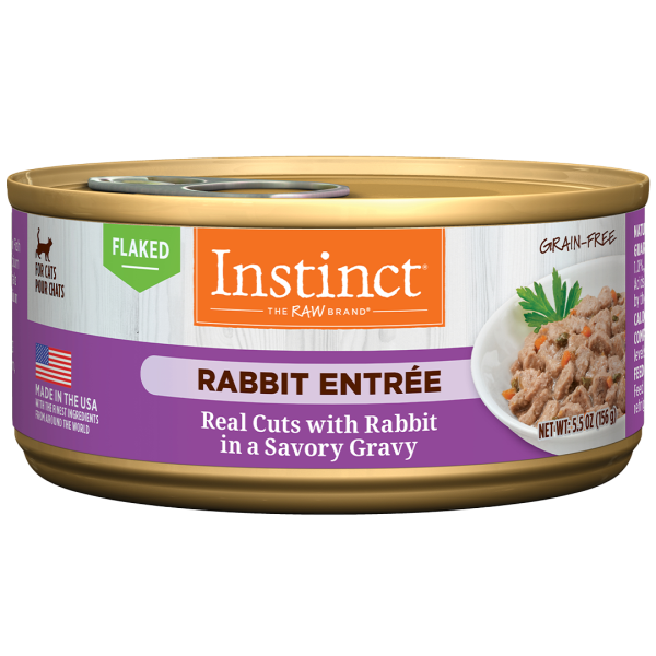 INSTINCT Flaked Rabbit Entree, 156g (5.5oz)