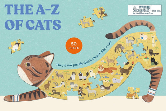 The A-Z Of Cats 50-piece Puzzle by Seungyoun Kim