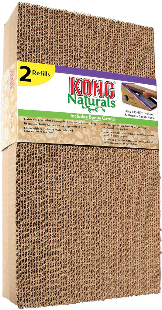KONG Naturals Scratcher Refill, 2 pack