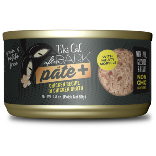 TIKI CAT After Dark Pâté+ Chicken, 80g (2.8oz)