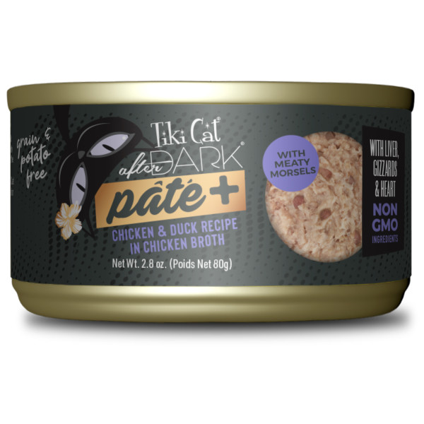 TIKI CAT After Dark Pâté+ Chicken & Duck, 80g (2.8oz)