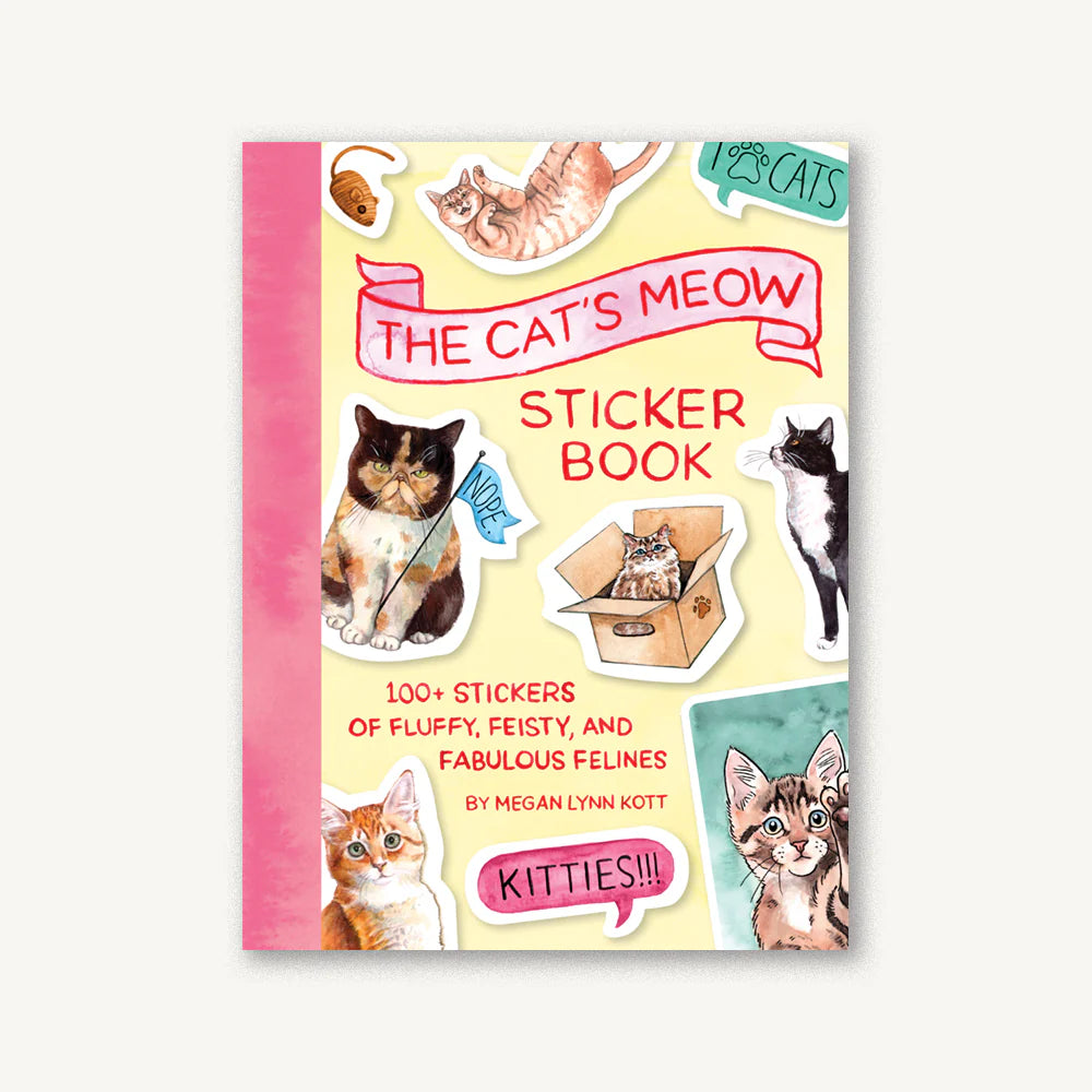 Cat's Meow Sticker Book: 100+ Stickers of Fluffy, Feisty, and Fabulous Felines