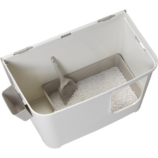 Storage bin clearance litter box