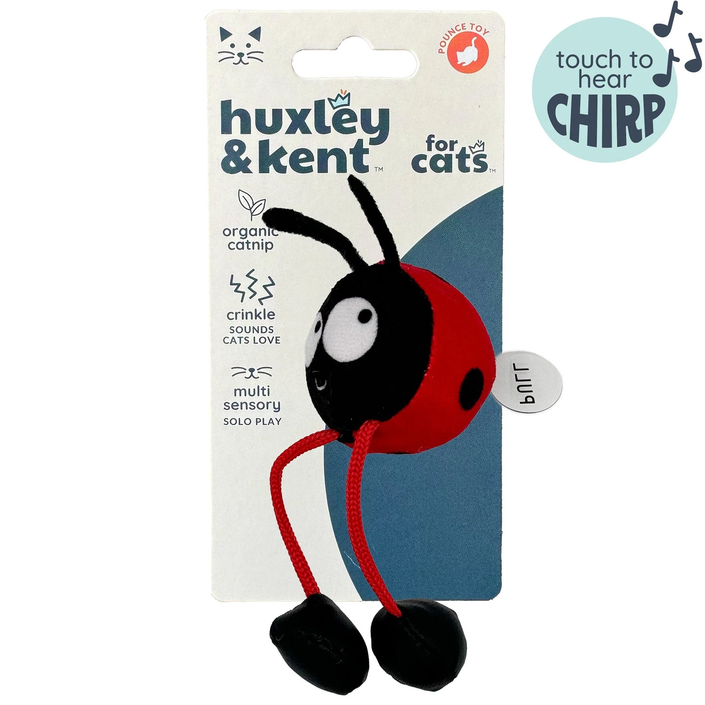 HUXLEY & KENT Chirpy Ladybug Toy