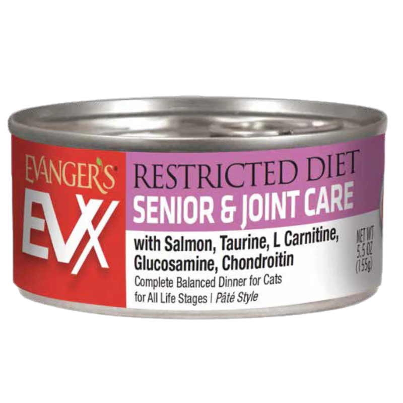 EVANGERS EVX Restricted Diet Senior & Joint Health Salmon, 155g (5.5oz)