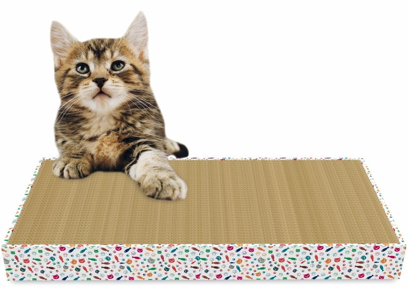 INDIPETS Double Wide Cat Scratcher