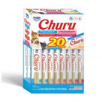 INABA Churu Puree Tuna Seafood Variety Box, 20pk