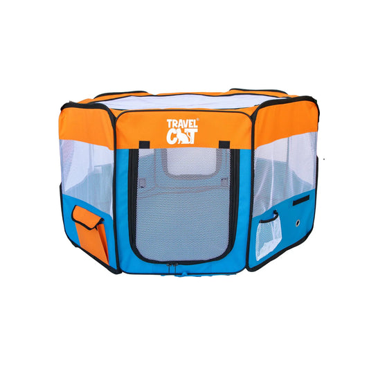 TRAVEL CAT The Feline Fun House - Portable Cat Play Tent