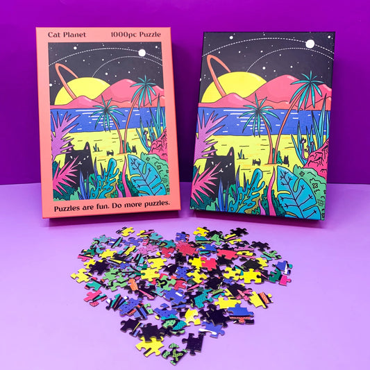 SECRET PLANET Cat Planet 1000pc Puzzle