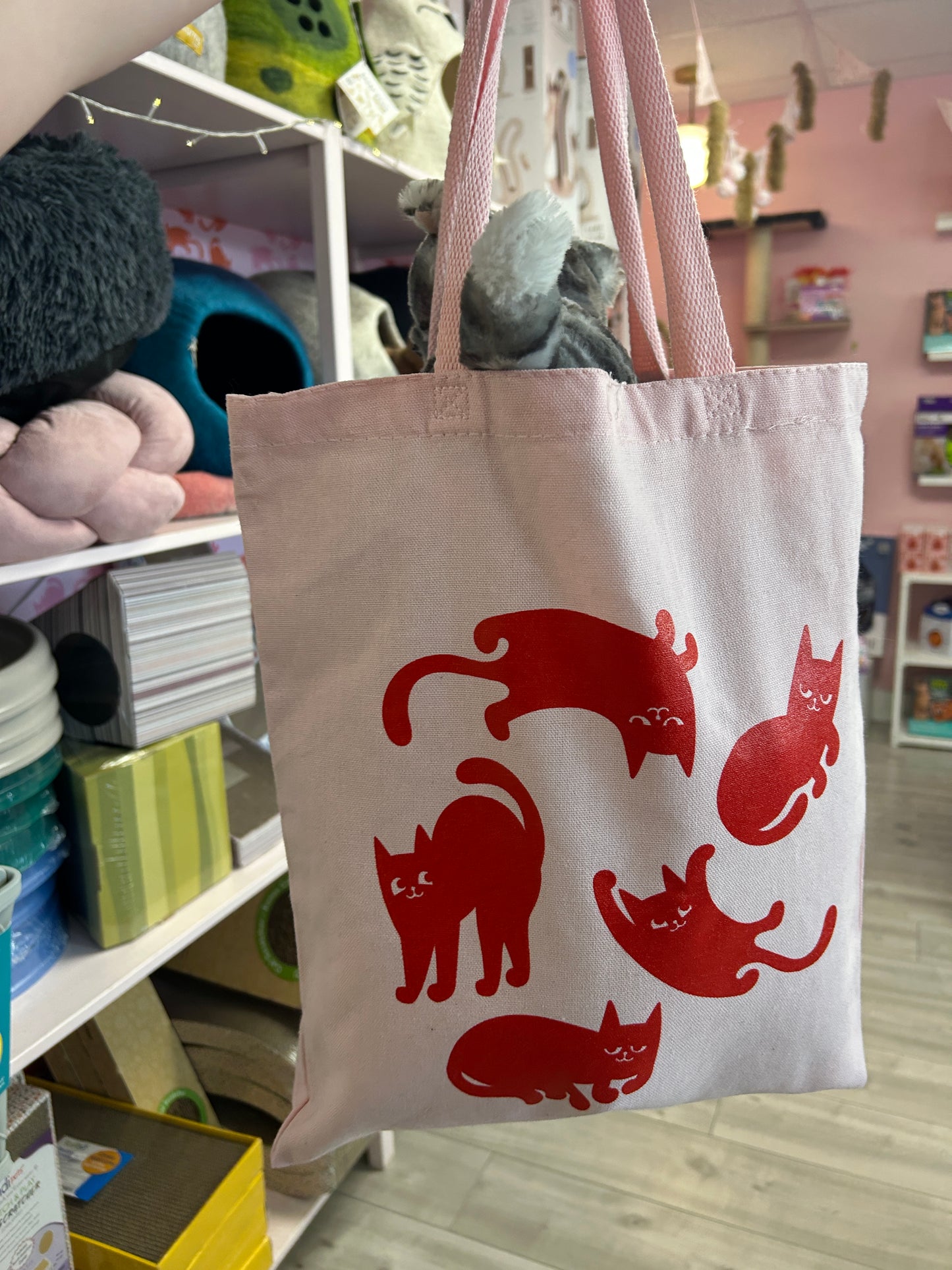 HAPPY CAT Tote Bag