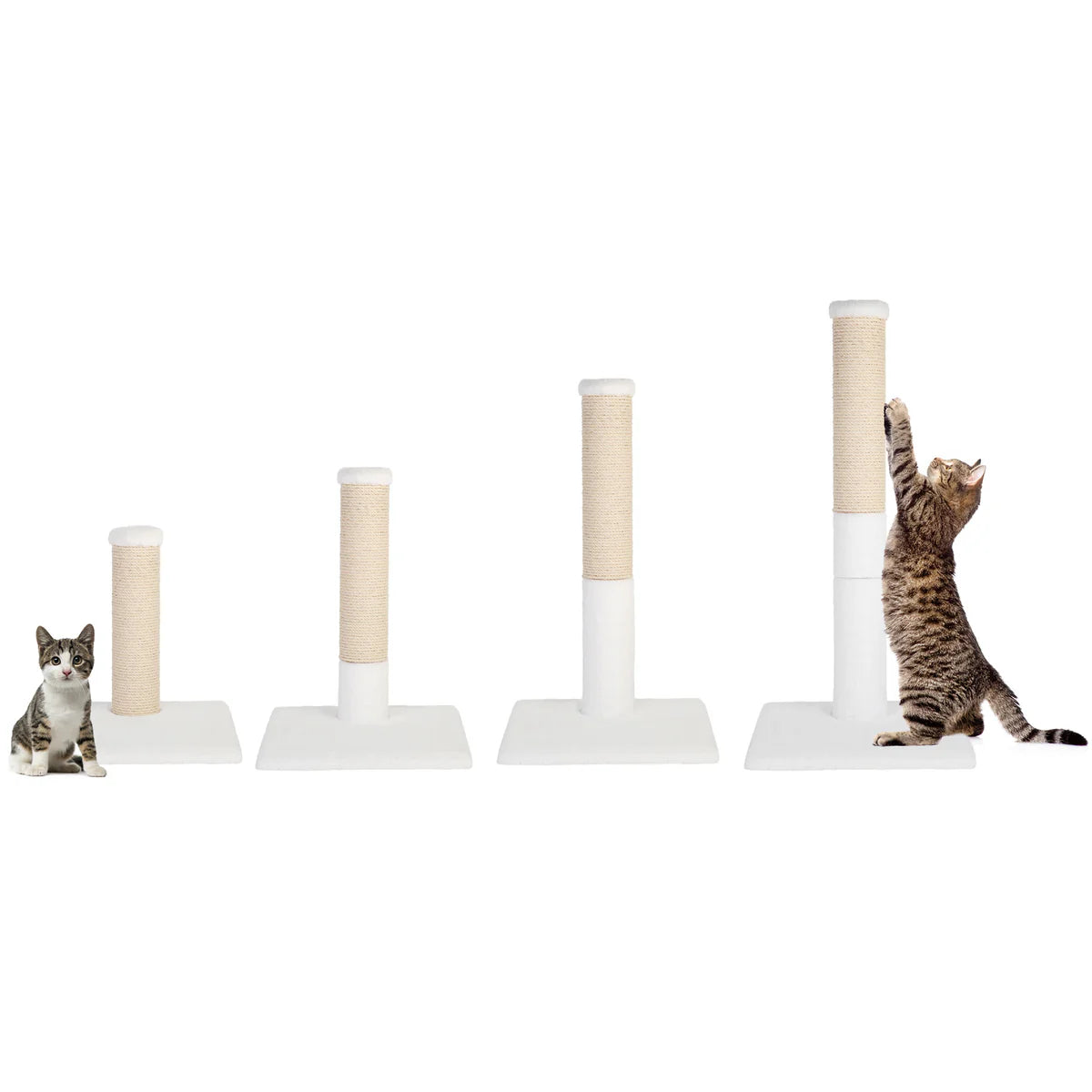 NOBA Evolution Scratching Post,  Natural/White