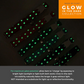 MADE BY CLEO Orange Polka Dots Glow-In-The-Dark Breakaway Collar