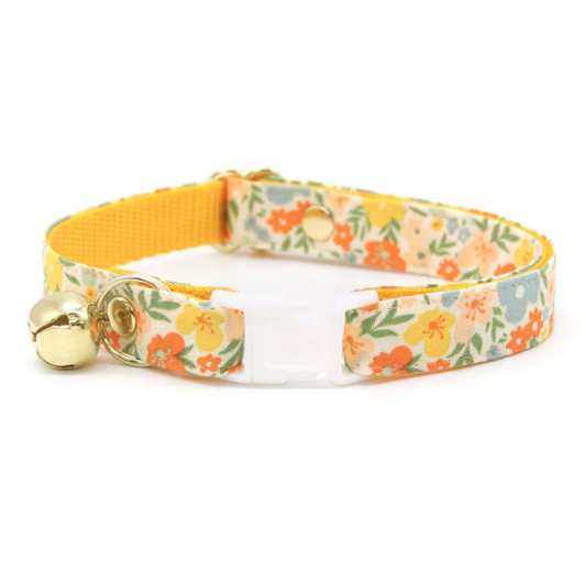 MADE BY CLEO Aurora Yellow Floral Breakaway Collar