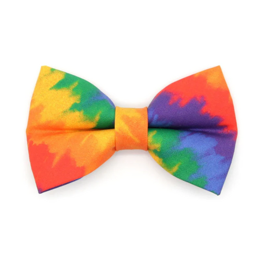 MADE BY CLEO Ombre Rainbow Bow Tie