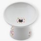 NECOICHI Tilted Stress-Free Raised Bowl, Sakura Edition