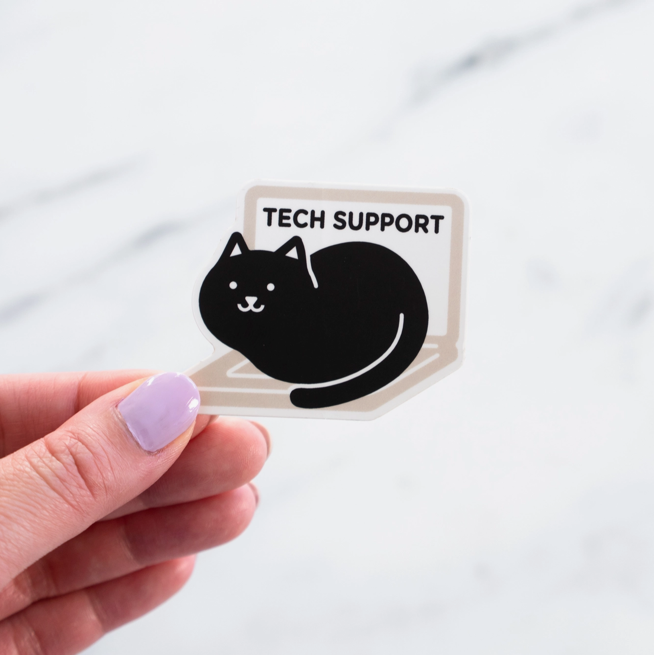 EVERYDAY OLIVE Tech Support Sticker