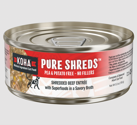 KOHA Pure Shreds Shredded Beef Entrée 156g (5.5oz)