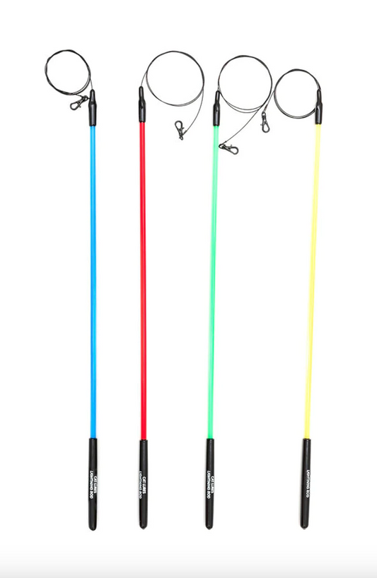 CAT LURES Lightning Rod with Swivel Clip, assorted colours