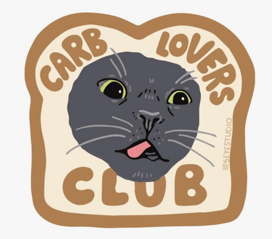 5 EYE STUDIO Carb Lovers Club Vinyl Sticker