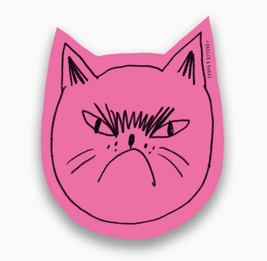 BADGER & BURKE Snitty Kitty Sticker