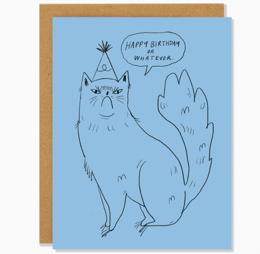 BADGER & BURKE Whatever Birthday Card